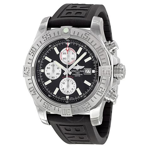 breitling super avenger ii rubber strap|Watch Straps Online .